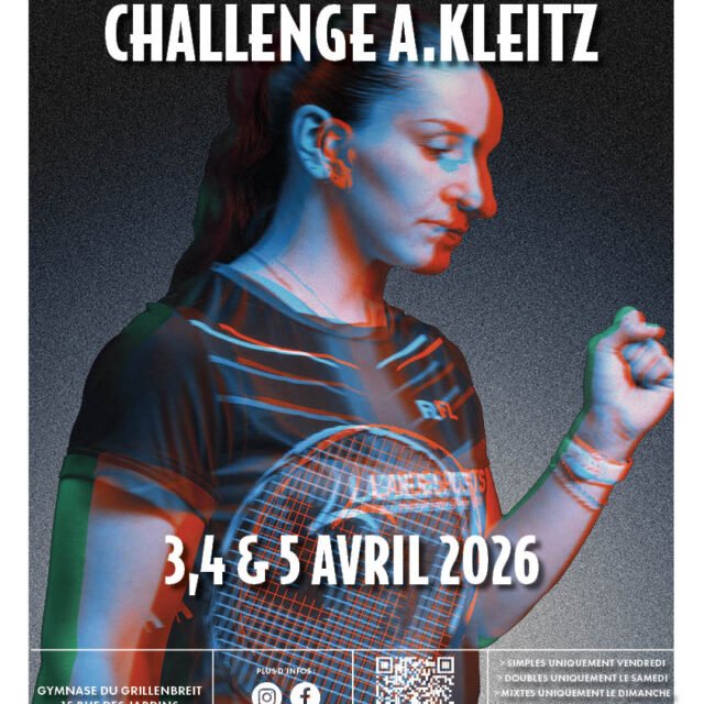 Challenge A.Kleitz #8 – 3 au 5 avril 2026 Challenge A.Kleitz #8 – 3 au 5 avril 2026